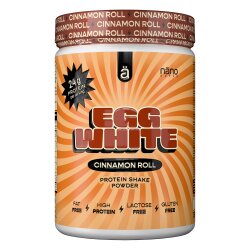 Nano Supps Egg White Protein Powder 750g Cinnamon Roll