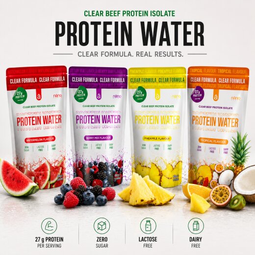 Nano Supps Clear Beef Protein Isolate Protein Water 450g