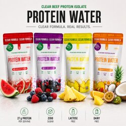 Nano Supps Clear Beef Protein Isolate Protein Water 450g