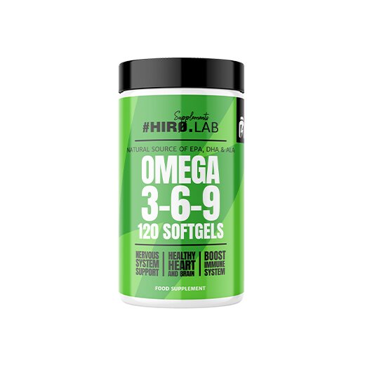 Hiro Lab Omega 3-6-9 120 Softgels