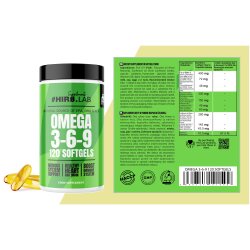 Hiro Lab Omega 3-6-9 120 Softgels