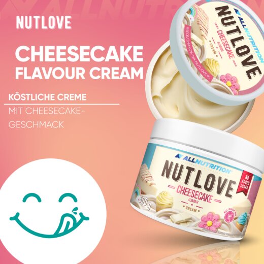 ALLNUTRITION NUTLOVE 500g Cheesecake Flavour Cream
