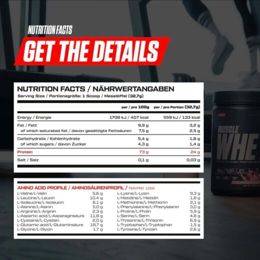 Vast Muscle Whey Protein 2kg Bourbon Vanilla
