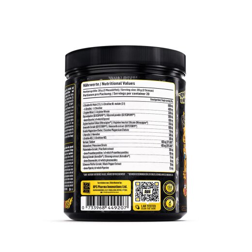 BPS Pharma NOT4PUSSY Iron Pump 400g Mango Passion Fruit