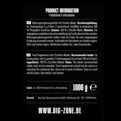Big Zone L-Citrullin Malat 1000g