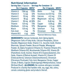Applied Nutrition Greens Multivitamin Capsules - 60 Kapseln