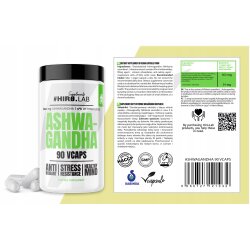 Hiro Lab Ashwagandha 600 mg - 90 Vegane Kapseln