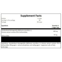 Hiro Lab Ashwagandha 600 mg - 90 Vegane Kapseln
