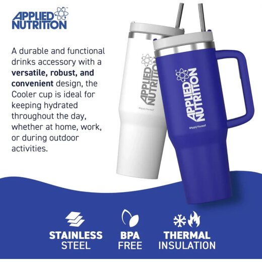 Applied Nutrition Cooler Tumbler Cup 1,2L Blue