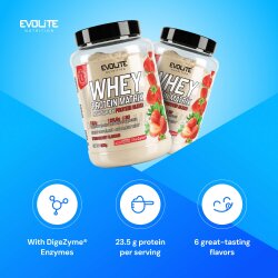 Evolite Nutrition Whey Protein Matrix 900g Strawberry