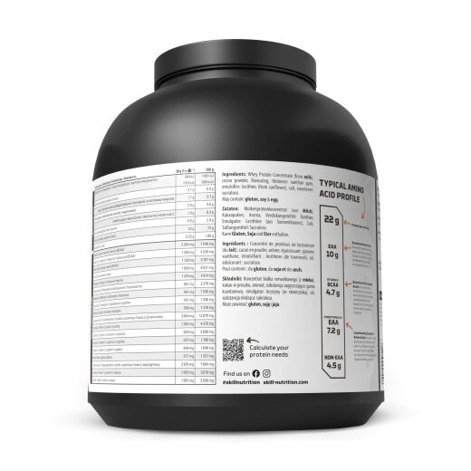 Skill Nutrition Whey Protein Powder 2000g Chocolate Milkshake