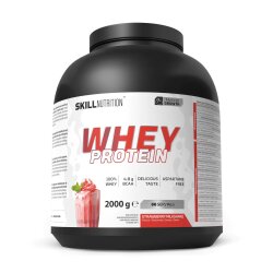 Skill Nutrition Whey Protein Powder 2000g Strawberry...