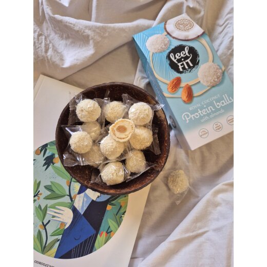 Feel Fit Coconut Protein Balls with Almonds 63g