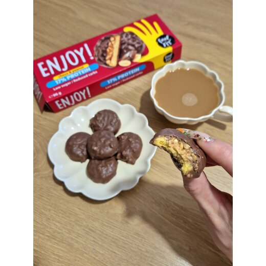 Feel Fit Enjoy! Protein Choco and Peanut Cookies 96g