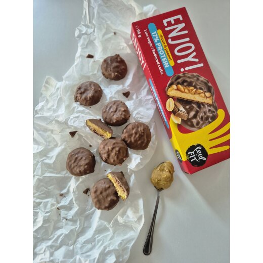 Feel Fit Enjoy! Protein Choco and Peanut Cookies 96g