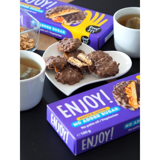 Feel Fit Enjoy! Peanuts and Caramel Cookies 100g