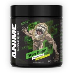 Anime Supplements Titan Rage Pre-Workout 420g Apple