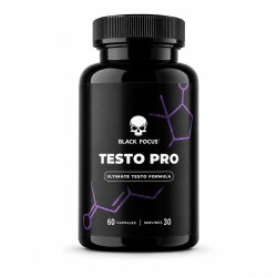 Black Focus Testo Pro Testosteron Booster 60 Kapseln