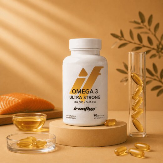 Iron Flex Omega 3 Ultra Strong 500mg EPA/250mg DHA - 200 Kapseln