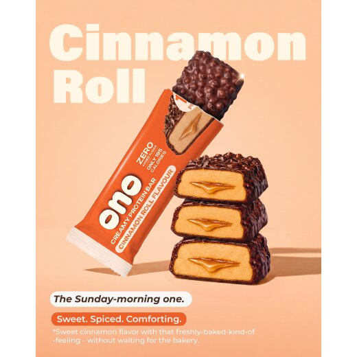 ono Nutrition Protein Bar 50g Cinnamon Roll