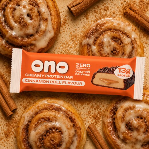 ono Nutrition Protein Bar 50g Cinnamon Roll