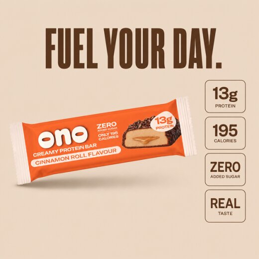 ono Nutrition Protein Bar 50g Cinnamon Roll