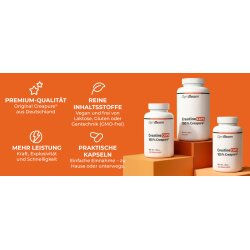 GymBeam Creapure® Kreatin Monohydrat 120 Kapseln