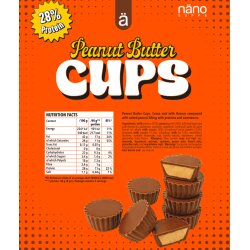 Nano Supps Peanut Butter Cups Protein Snack 80g