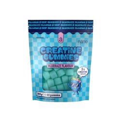 Nano Supps Creatine Gummies Bluerazz 60 Stück